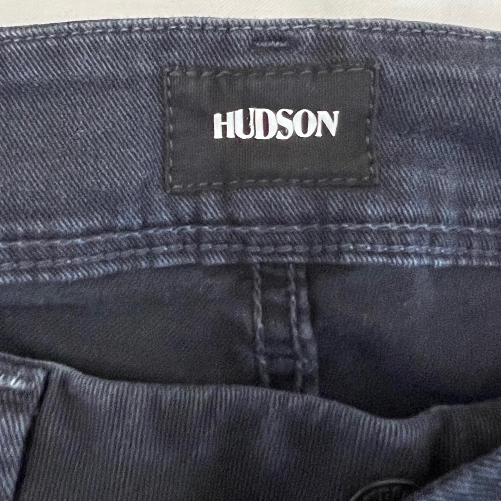 Hudson Beth Dark Blue Wash Baby Bootcut Flared Jean Jeans 26 S - Picture 6 of 13